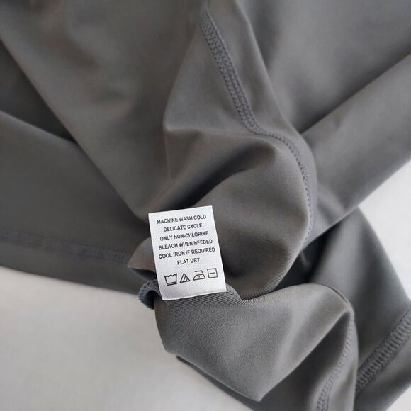 Cabana Life Men's Grey Sport Zip Rashguard Long Sleeve Top Size XL  NWT - Picture 5 of 11